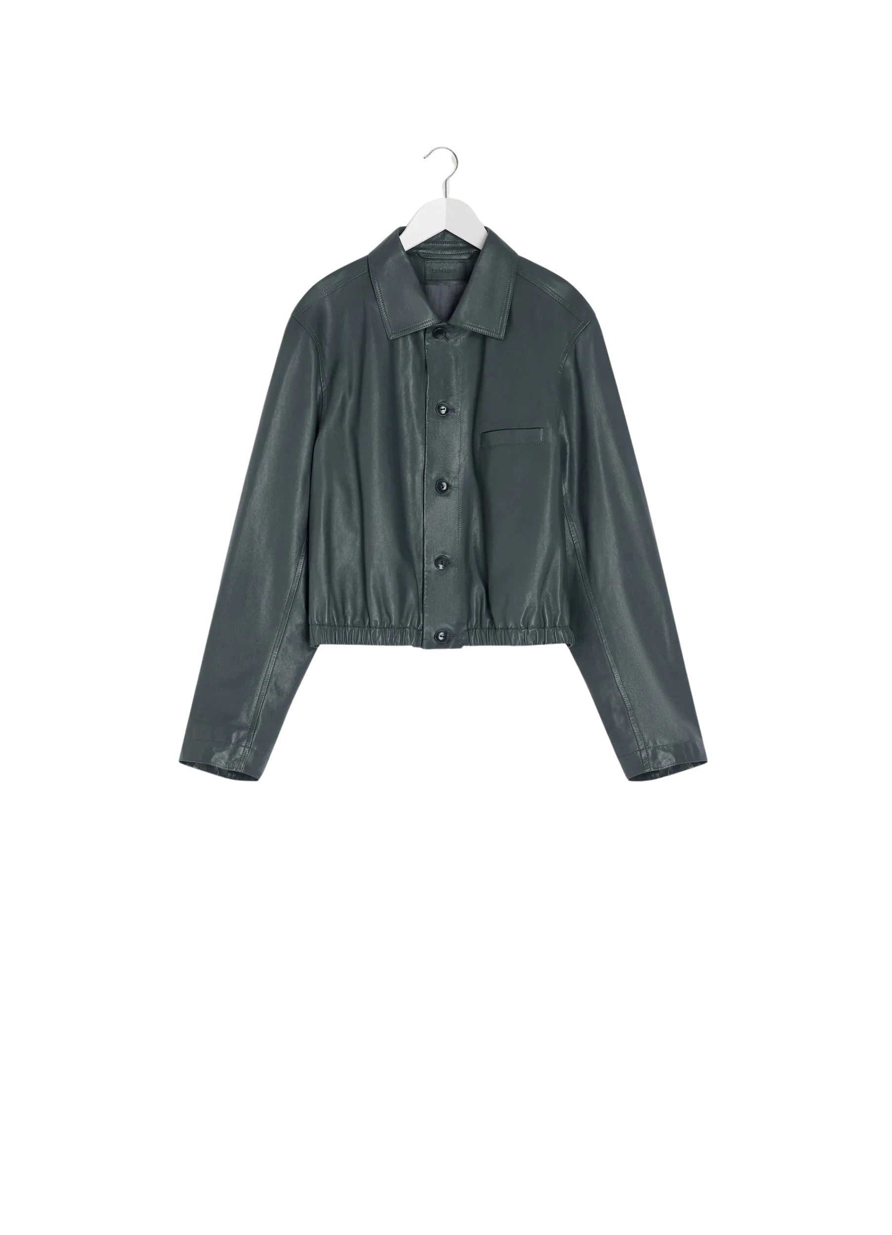 Lemaire Soft Leather Blouson - Jackets - Parisian Minimalist Luxury at Luxury Shoes 
