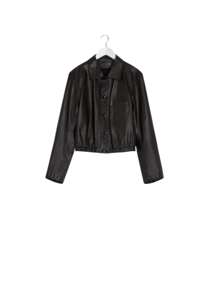 Lemaire Soft Leather Blouson - Jackets - Parisian Minimalist Luxury at Luxury Shoes 
