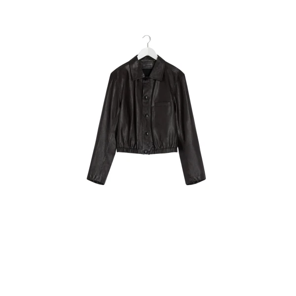 Lemaire Soft Leather Blouson - Jackets - Parisian Minimalist Luxury at Luxury Shoes 