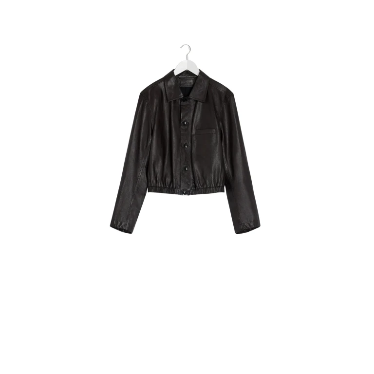 Lemaire Soft Leather Blouson - Jackets - Parisian Minimalist Luxury at Luxury Shoes 