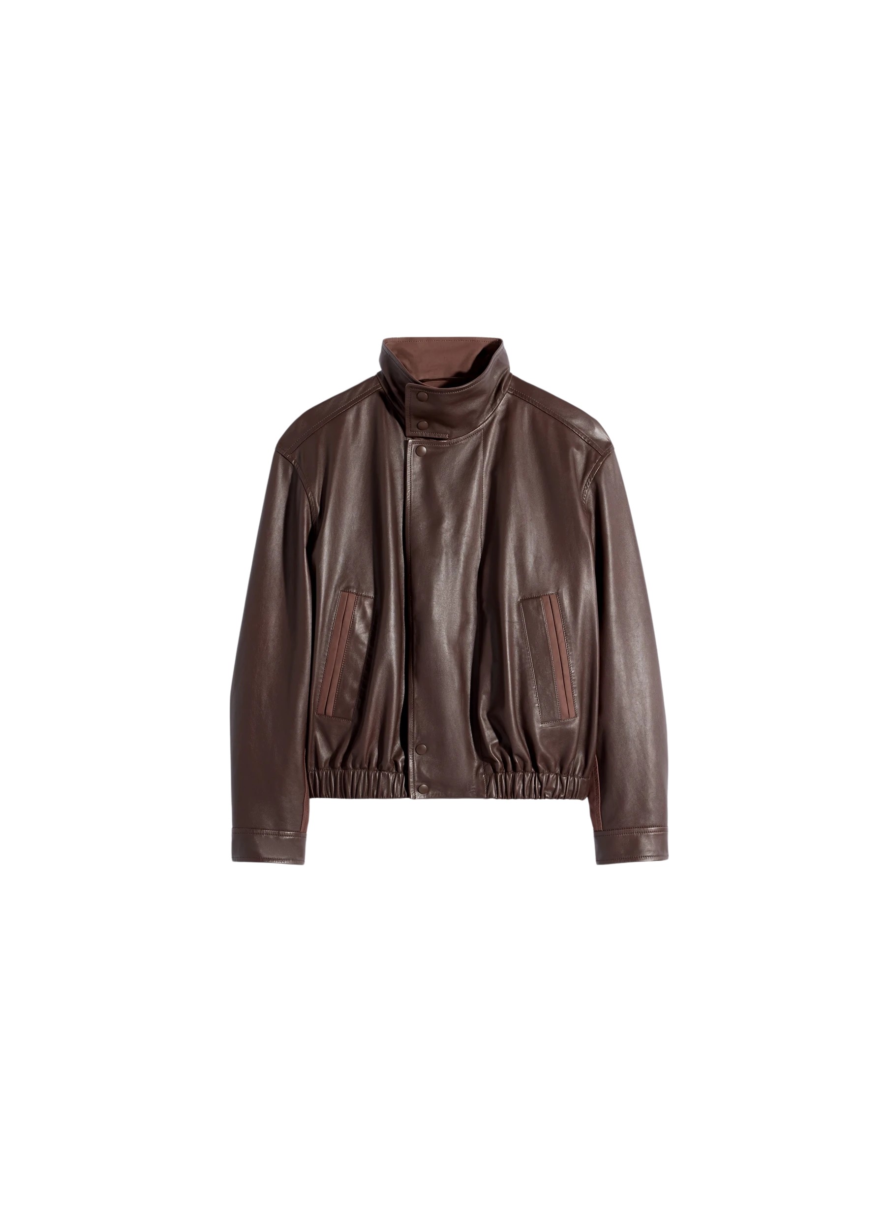 Lemaire Soft Leather Blouson in Leather - Jackets - Parisian Minimalist Luxury at Luxury Shoes 
