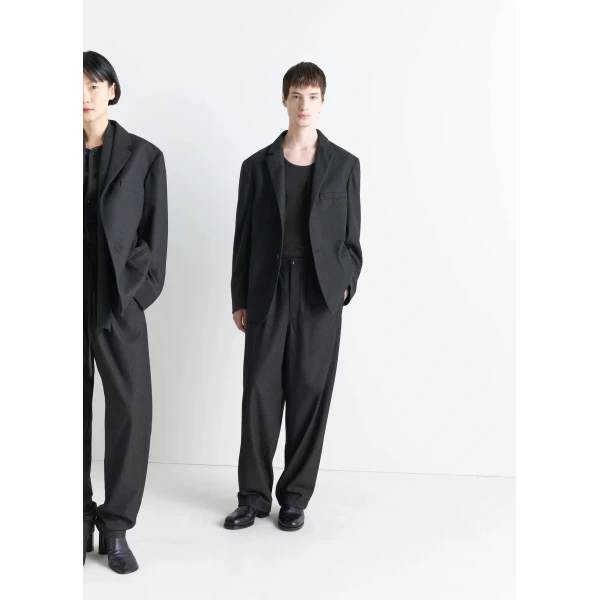 Lemaire Soft Single Breasted Jacket in Cashmere - Jackets - Parisian Minimalist Luxury at Luxury Shoes 