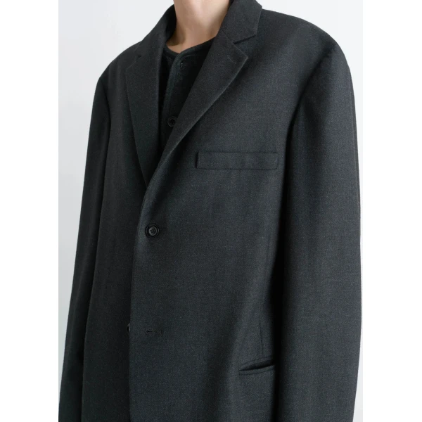 Lemaire Soft Single Breasted Jacket in Cashmere - Jackets - Parisian Minimalist Luxury at Luxury Shoes 