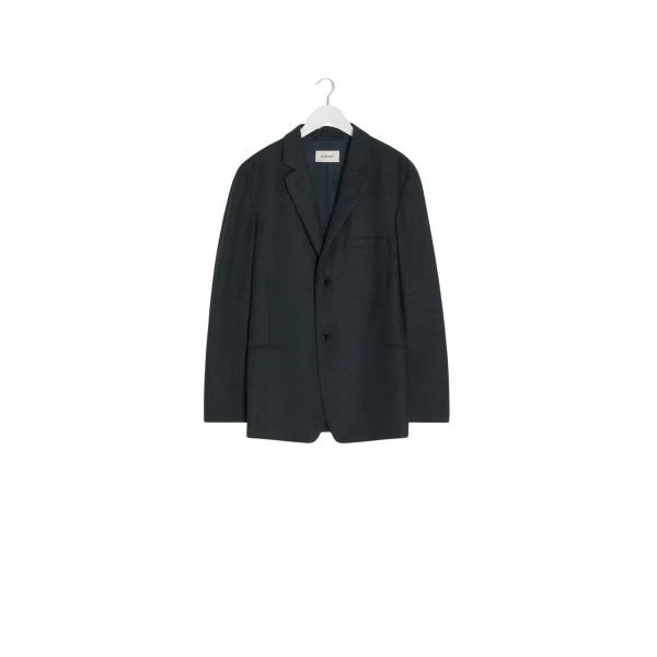 Lemaire Soft Single Breasted Jacket in Cashmere - Jackets - Parisian Minimalist Luxury at Luxury Shoes 