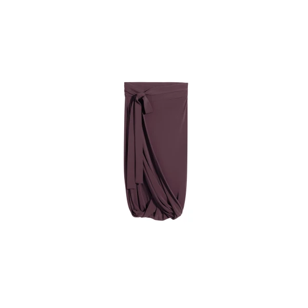 Lemaire Soft Wrap Skirt in Viscose Crepe Jersey - Skirts - Parisian Minimalist Luxury at Luxury Shoes 