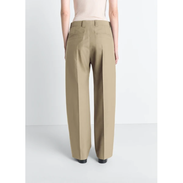 Lemaire Straight Tailored Pants in Polywool - Pants - Parisian Minimalist Luxury at Luxury Shoes 
