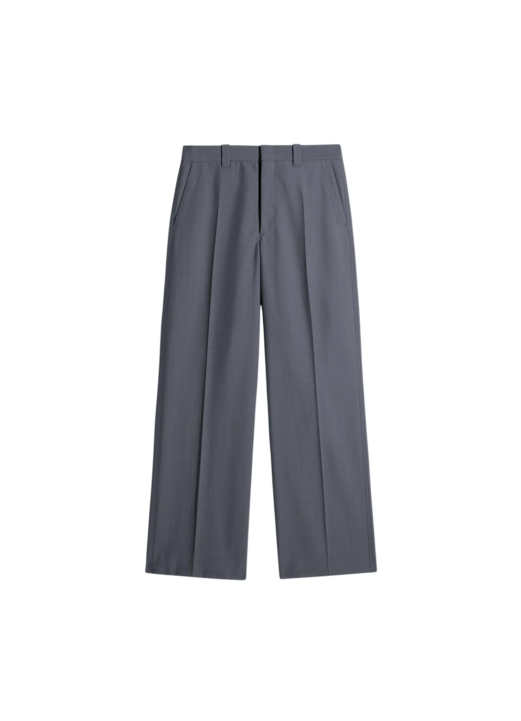 Lemaire-Straight-Tailored-Pants-in-Polywool-coveti-647598_nobg Lemaire Straight Tailored Pants in Polywool - Pants - Parisian Minimalist Luxury at Luxury Shoes