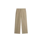 Lemaire Straight Tailored Pants in Polywool - Pants - Parisian Minimalist Luxury at Luxury Shoes 