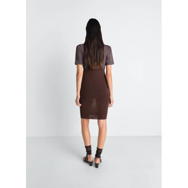 Lemaire Tank Top Mini Dress in Viscose Crepe - Dresses - Parisian Minimalist Luxury at Luxury Shoes 
