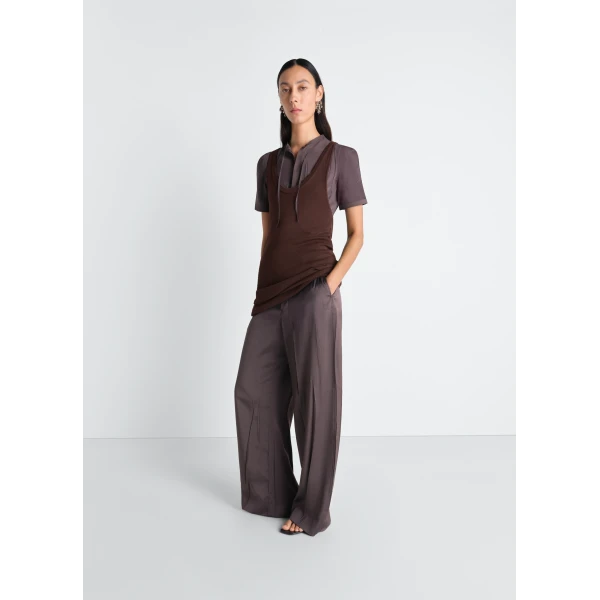 Lemaire Tank Top Mini Dress in Viscose Crepe - Dresses - Parisian Minimalist Luxury at Luxury Shoes 