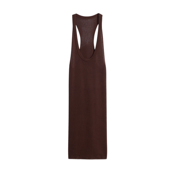 Lemaire Tank Top Mini Dress in Viscose Crepe