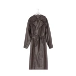 Lemaire Trench Coat in Coated Cotton - Coats - Parisian Minimalist Luxury at Luxury Shoes 