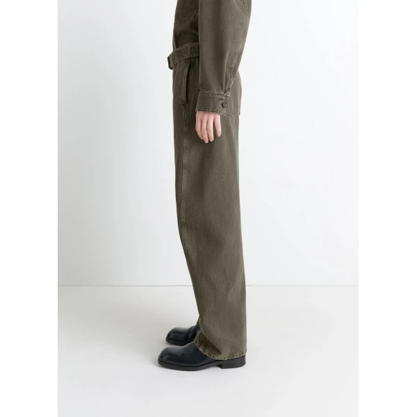 Lemaire Twisted Belted Pants in Denim, view 2