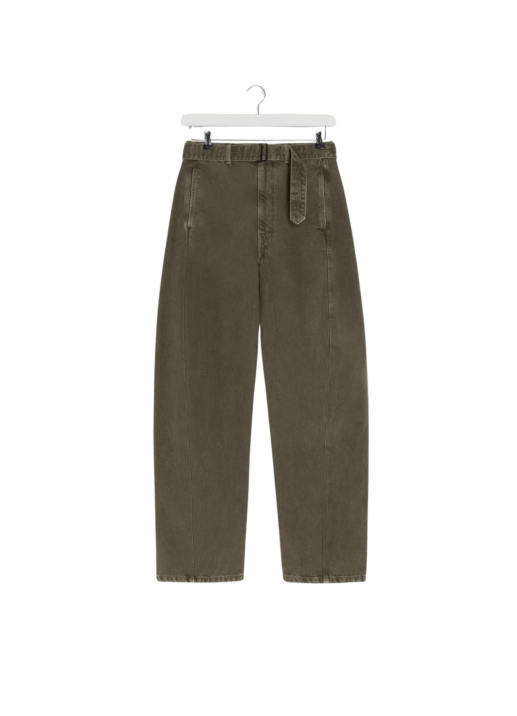 Lemaire Twisted Belted Pants in Denim