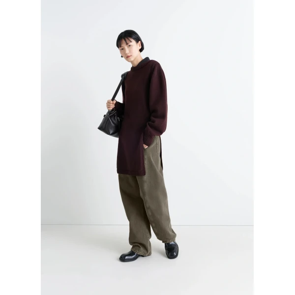 Lemaire Twisted Belted Pants in Denim, view 4