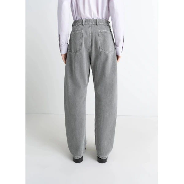 Lemaire Twisted Belted Pants in Denim, view 6