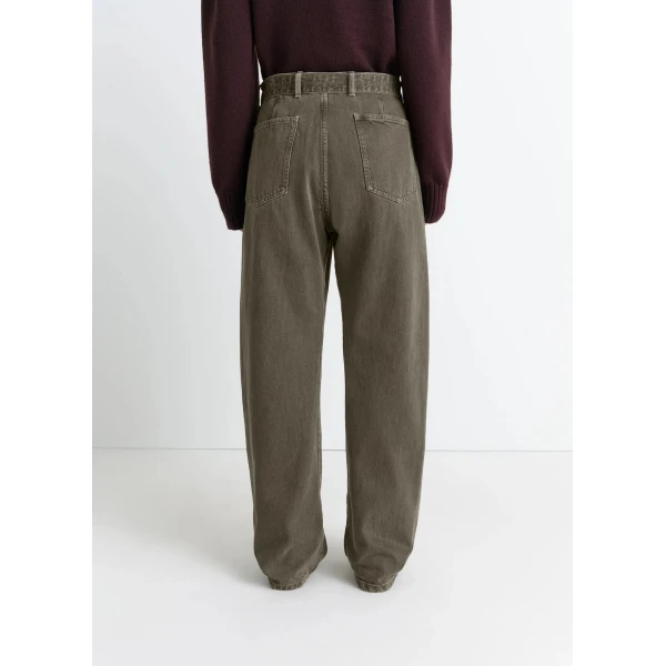 Lemaire Twisted Belted Pants in Denim, view 7