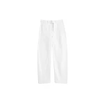 Lemaire Twisted Belted Pants in Denim - Pants - Parisian Minimalist Luxury at Luxury Shoes 