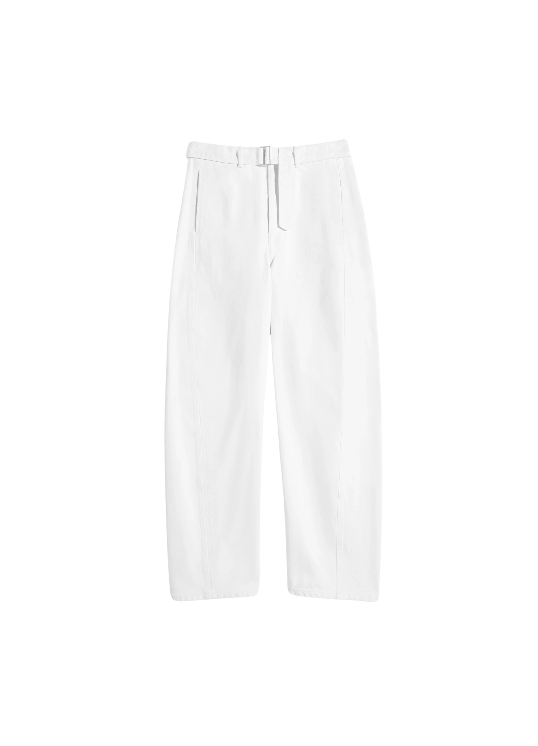Lemaire Twisted Belted Pants in Denim - Pants - Parisian Minimalist Luxury at Luxury Shoes 