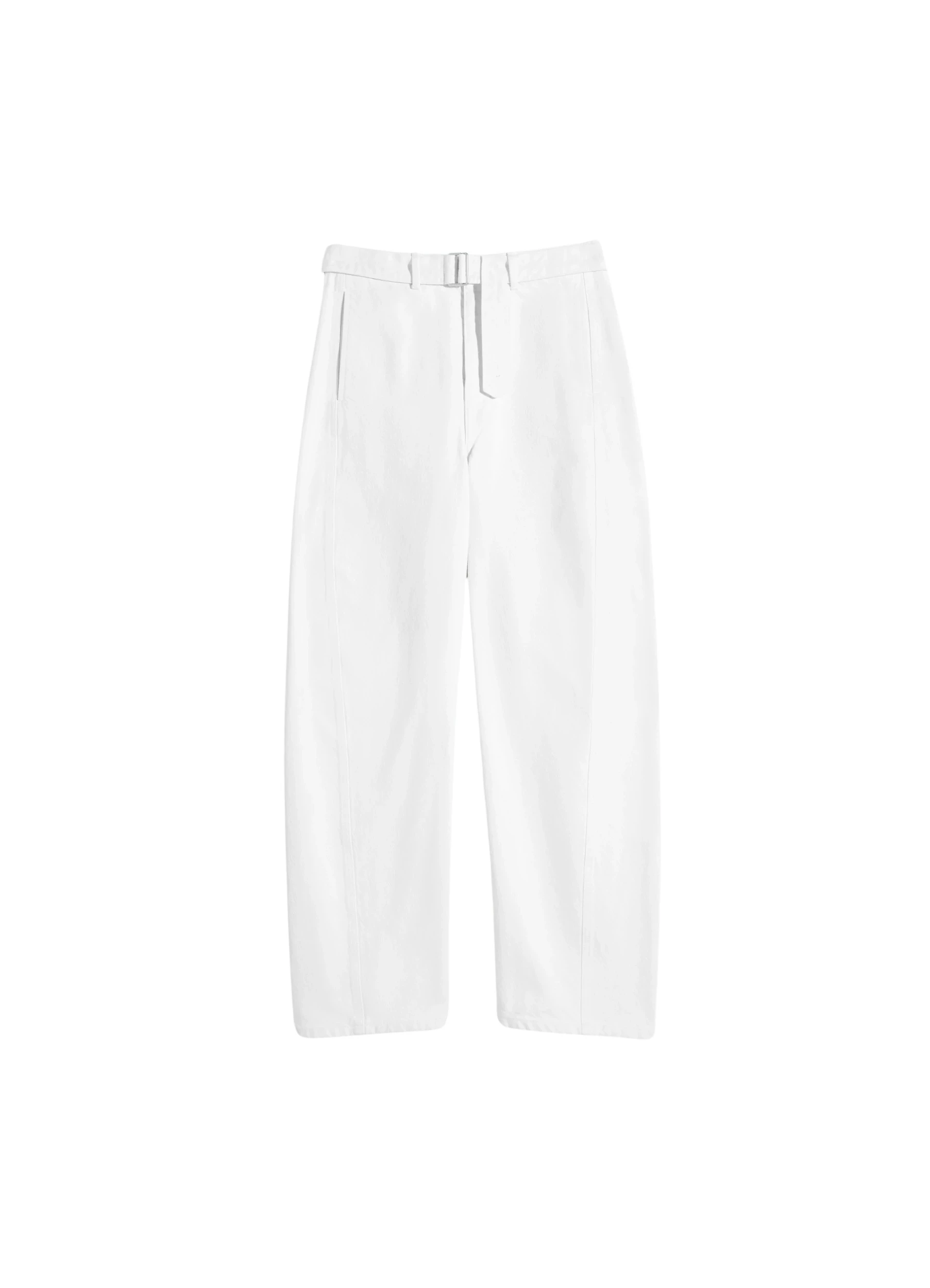Lemaire-Twisted-Belted-Pants-in-Denim-coveti-820936_nobg Lemaire Twisted Belted Pants in Denim - Pants - Parisian Minimalist Luxury at Luxury Shoes