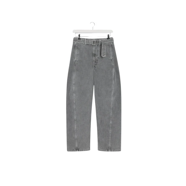 Lemaire Twisted Belted Pants in Denim