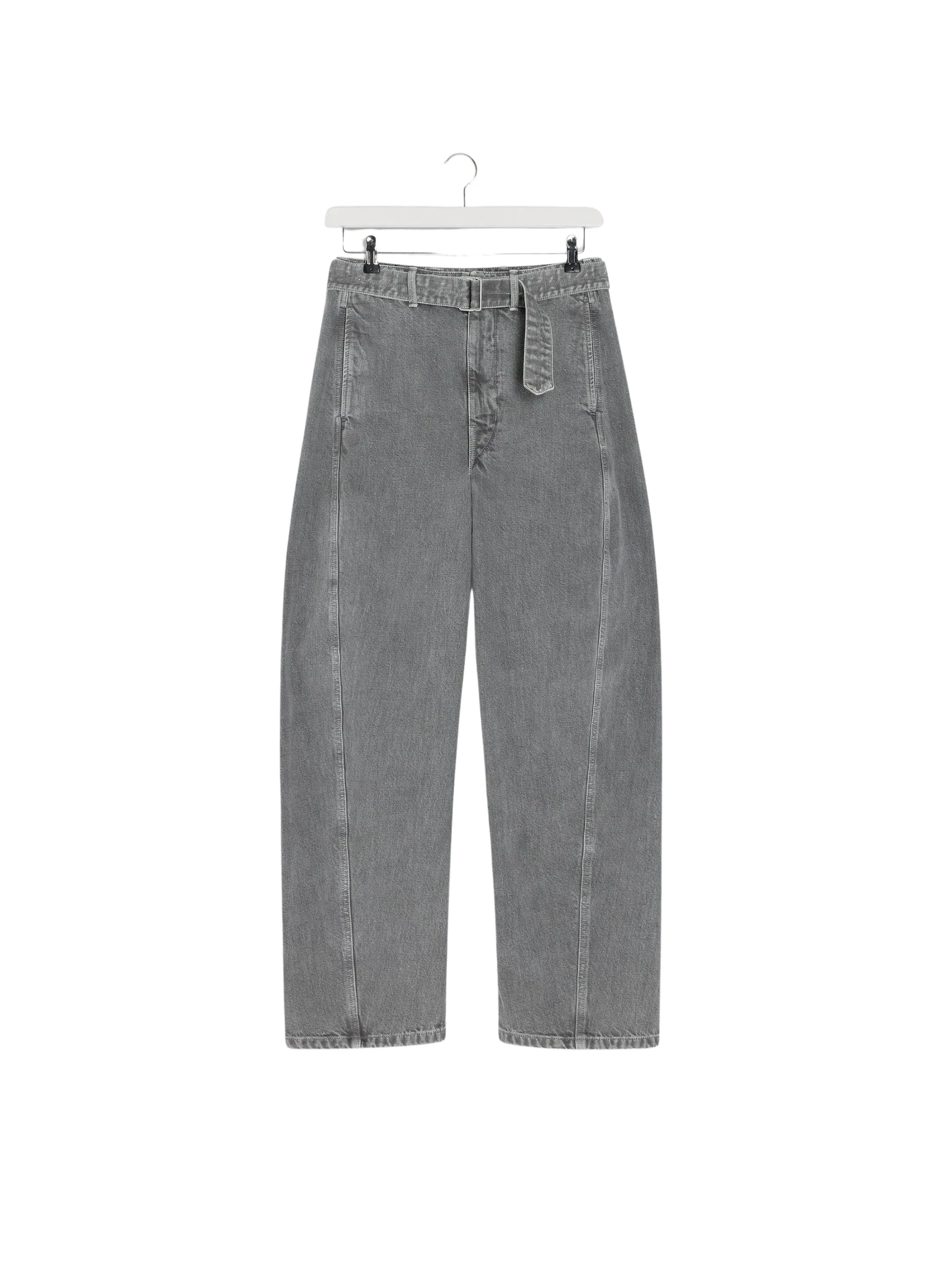 Lemaire Twisted Belted Pants in Denim