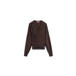 Lemaire Twisted Cardigan in Merino Blend - Knitwear - Parisian Minimalist Luxury at Luxury Shoes 