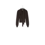 Lemaire Twisted Cardigan with Scarf in Merino Blend - Knitwear - Parisian Minimalist Luxury at Luxury Shoes 
