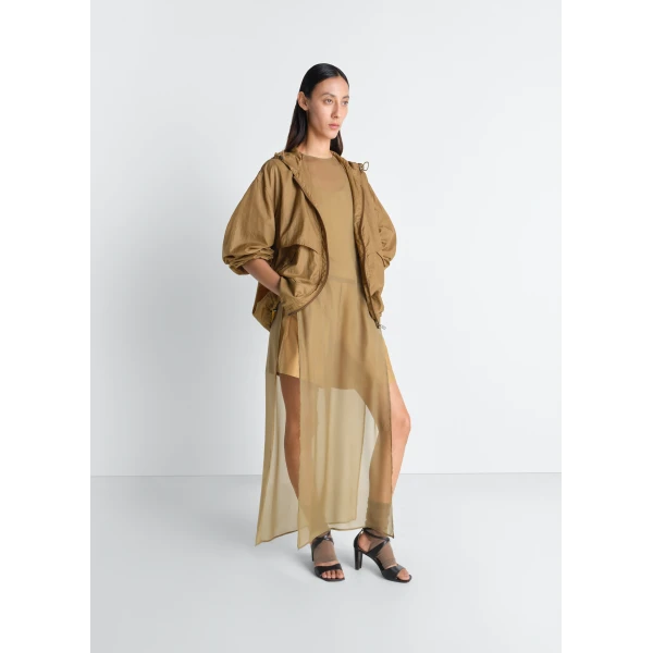 Lemaire Windbreaker in Light Nylon - Coats - Parisian Minimalist Luxury at Luxury Shoes 