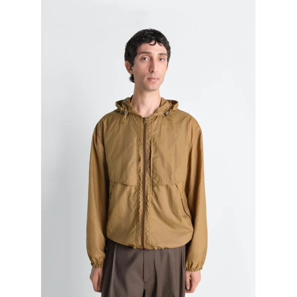 Lemaire Windbreaker in Light Nylon - Coats - Parisian Minimalist Luxury at Luxury Shoes 
