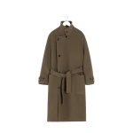 Lemaire Wrap Coat in Wool - Coats - Parisian Minimalist Luxury at Luxury Shoes 