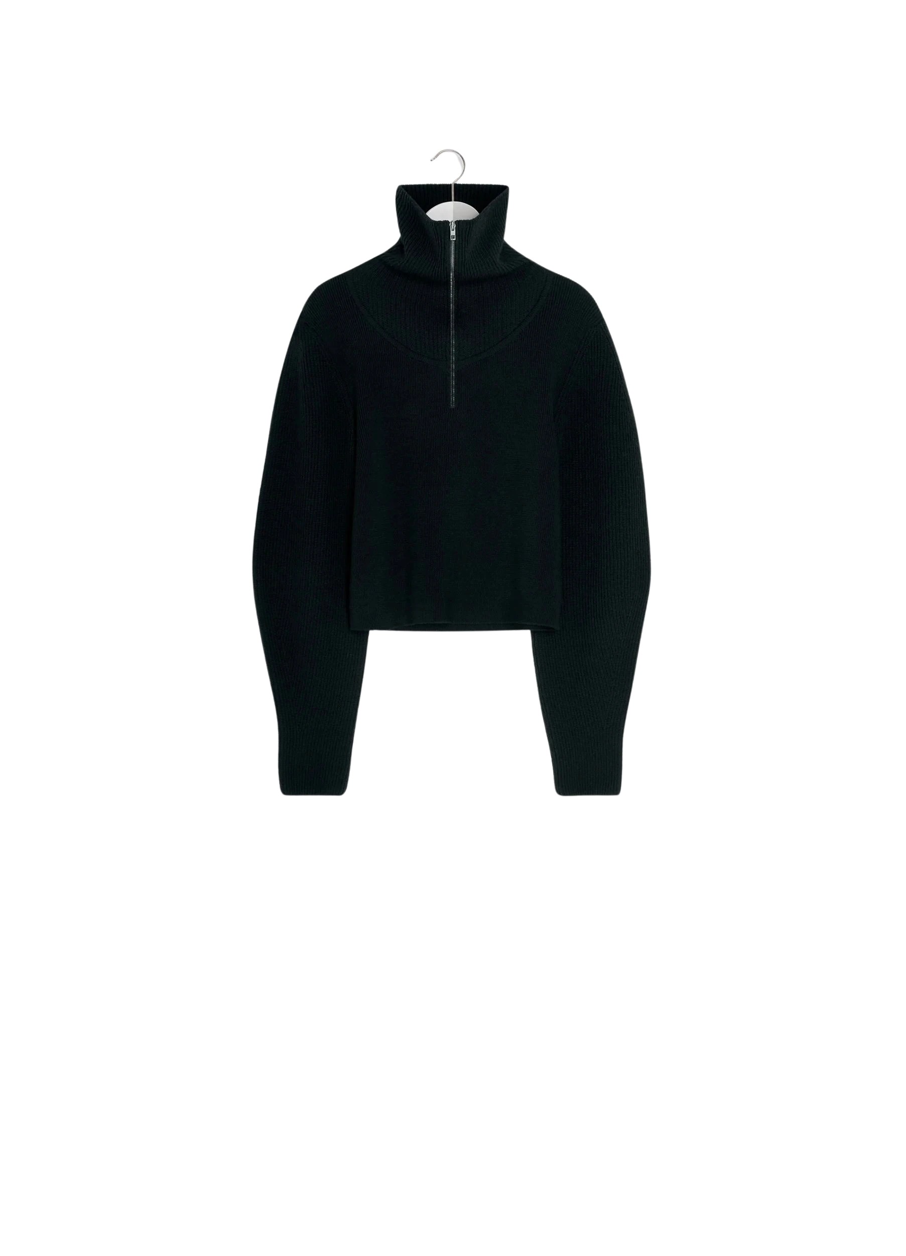 Lemaire Zipped Sweater - Knitwear - Parisian Minimalist Luxury at Luxury Shoes 