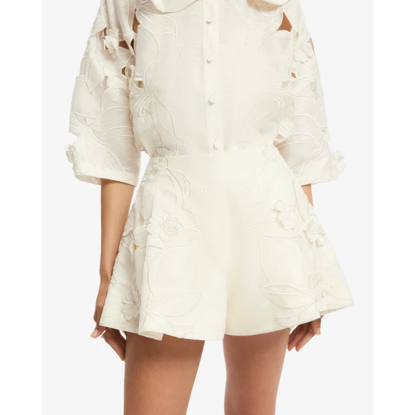 Leo Lin Abby Appliqué Shorts - Leo Lin Dress - Australian Luxury Fashion - Shop at Luxury Shoes 