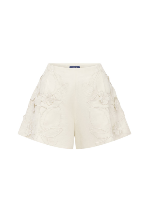 Leo Lin Abby Appliqué Shorts - Leo Lin Dress - Australian Luxury Fashion - Shop at Luxury Shoes 