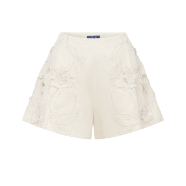 Leo Lin Abby Appliqué Shorts