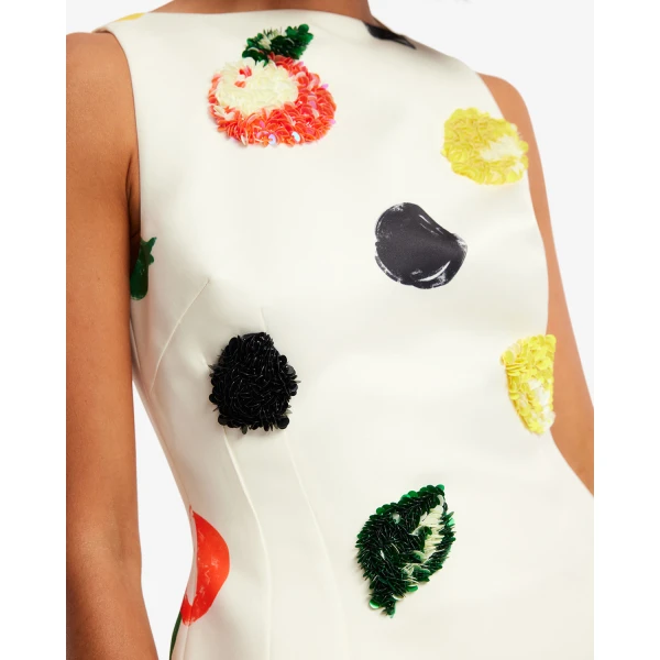 Leo Lin Ali Embellished Boat Neck Mini Dress - Leo Lin Dress - Australian Luxury Fashion - Shop at Luxury Shoes 