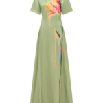 Leo Lin Alice Short Sleeve Maxi Dress - Leo Lin Dress - Australian Luxury Fashion - Shop at Luxury Shoes 