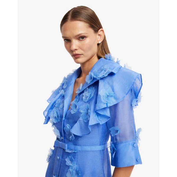 Leo Lin Anya Petal Midi Dress - Leo Lin Dress - Australian Luxury Fashion - Shop at Luxury Shoes 