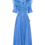 Leo Lin Anya Petal Midi Dress - Leo Lin Dress - Australian Luxury Fashion - Shop at Luxury Shoes 