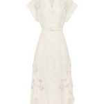 Leo Lin Aubrey Appliqué Shirt Midi Dress - Leo Lin Dress - Australian Luxury Fashion - Shop at Luxury Shoes 