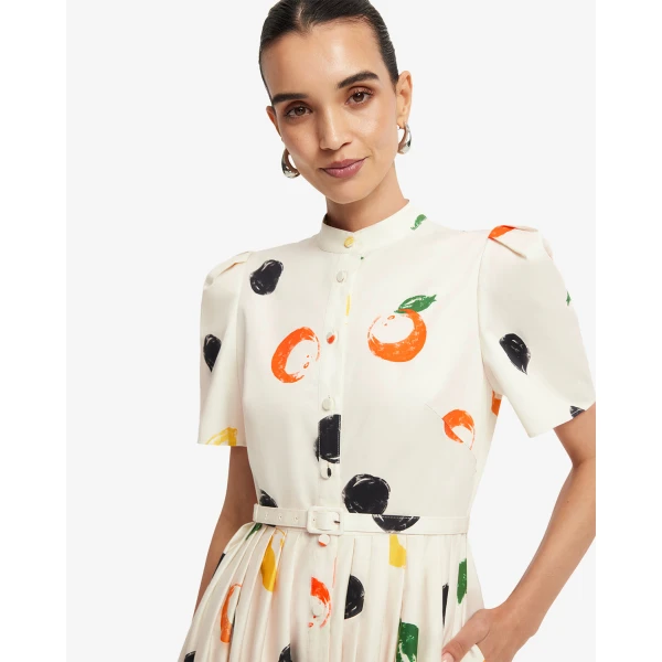 Leo Lin Bianca Short Sleeve Midi Dress - Leo Lin Dress - Australian Luxury Fashion - Shop at Luxury Shoes 