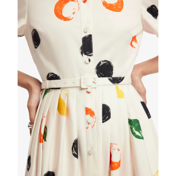 Leo Lin Bianca Short Sleeve Midi Dress - Leo Lin Dress - Australian Luxury Fashion - Shop at Luxury Shoes 