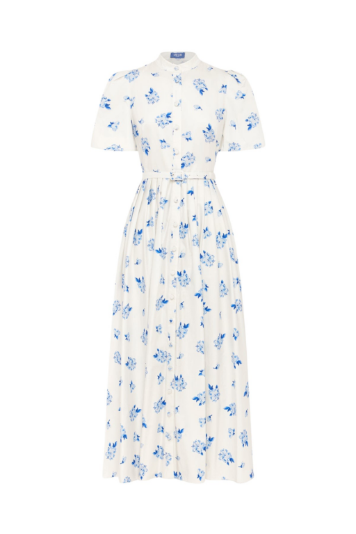Leo Lin Bianca Short Sleeve Midi Dress - Leo Lin Dress - Australian Luxury Fashion - Shop at Luxury Shoes 
