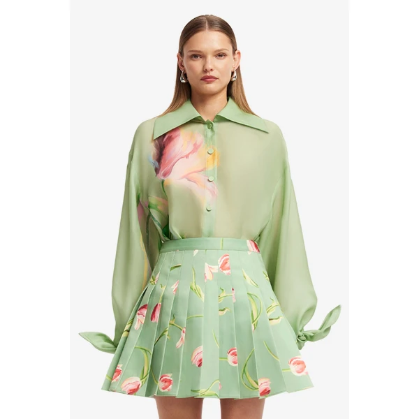 Leo Lin Christina Bow Blouse - Leo Lin Dress - Australian Luxury Fashion - Shop at Luxury Shoes 