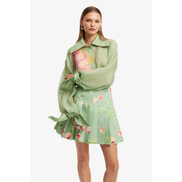 Leo Lin Christina Bow Blouse - Leo Lin Dress - Australian Luxury Fashion - Shop at Luxury Shoes 