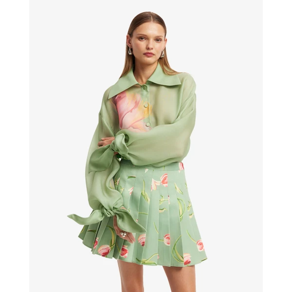Leo Lin Christina Bow Blouse - Leo Lin Dress - Australian Luxury Fashion - Shop at Luxury Shoes 