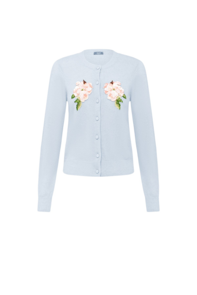 Leo Lin Claire Embellished Knit Cardigan - Leo Lin Dress - Australian Luxury Fashion - Shop at Luxury Shoes 