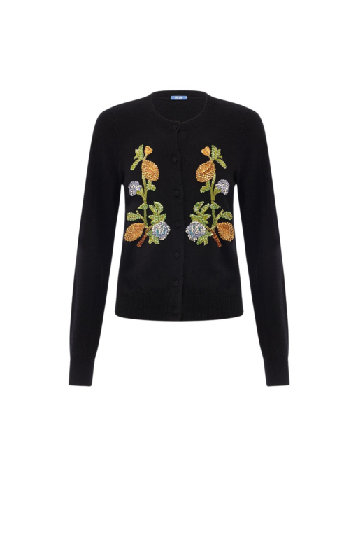 Leo Lin Claire Embellished Knit Cardigan - Leo Lin Dress - Australian Luxury Fashion - Shop at Luxury Shoes 