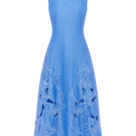 Leo Lin Cleo Appliqué Sleeveless Midi Dress - Leo Lin Dress - Australian Luxury Fashion - Shop at Luxury Shoes 