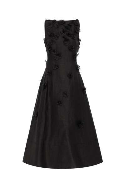 Leo Lin Cleo Petal Sleeveless Midi Dress - Leo Lin Dress - Australian Luxury Fashion - Shop at Luxury Shoes 